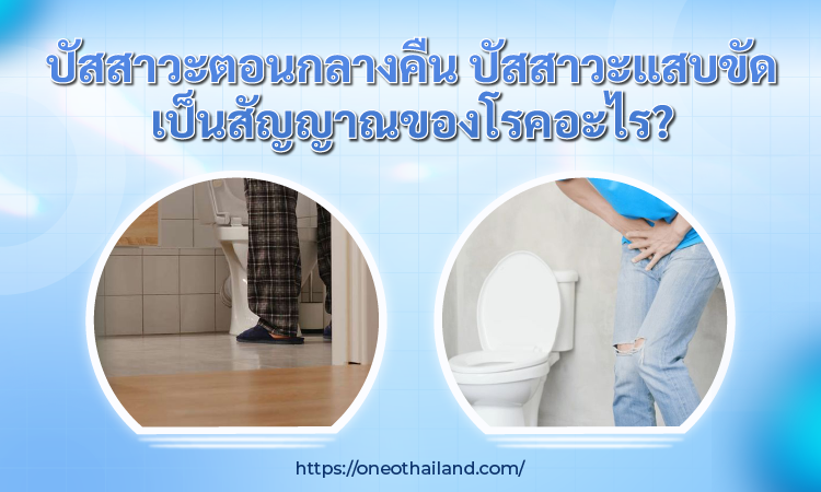 ปัสสาวะตอนกลางคืน ปัสสาวะแสบขัดเป็นสัญญาณของโรคอะไร?